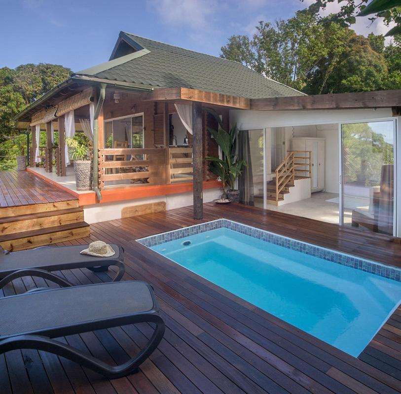 La Pointe Beach Huts Baie Sainte Anne Zewnętrze zdjęcie